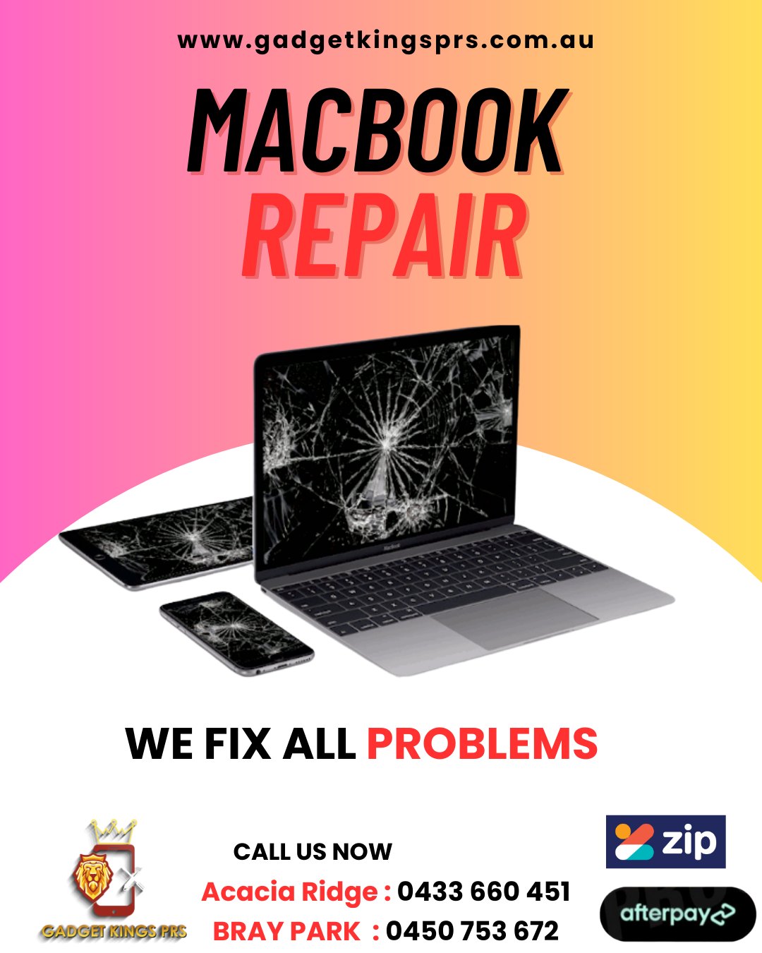 Gadget Kings PRS phones & MacBook services