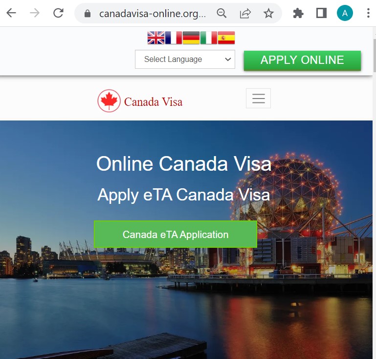 CANADA  Official Government Immigration Visa Application Online CHILE CITIZENS - Solicitud de visa de Canadá en línea - Visa oficial