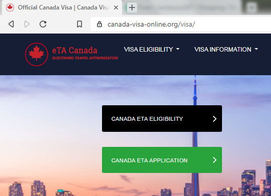 CANADA  Official Canadian ETA Visa Online - Immigration Application Process Online  - Online visumaanvraag voor Canada Officieel visum